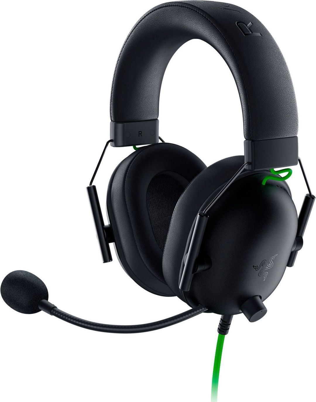 Razer Blackshark V2 X Headset Wired Head-band Gaming Black, Green - Image 1