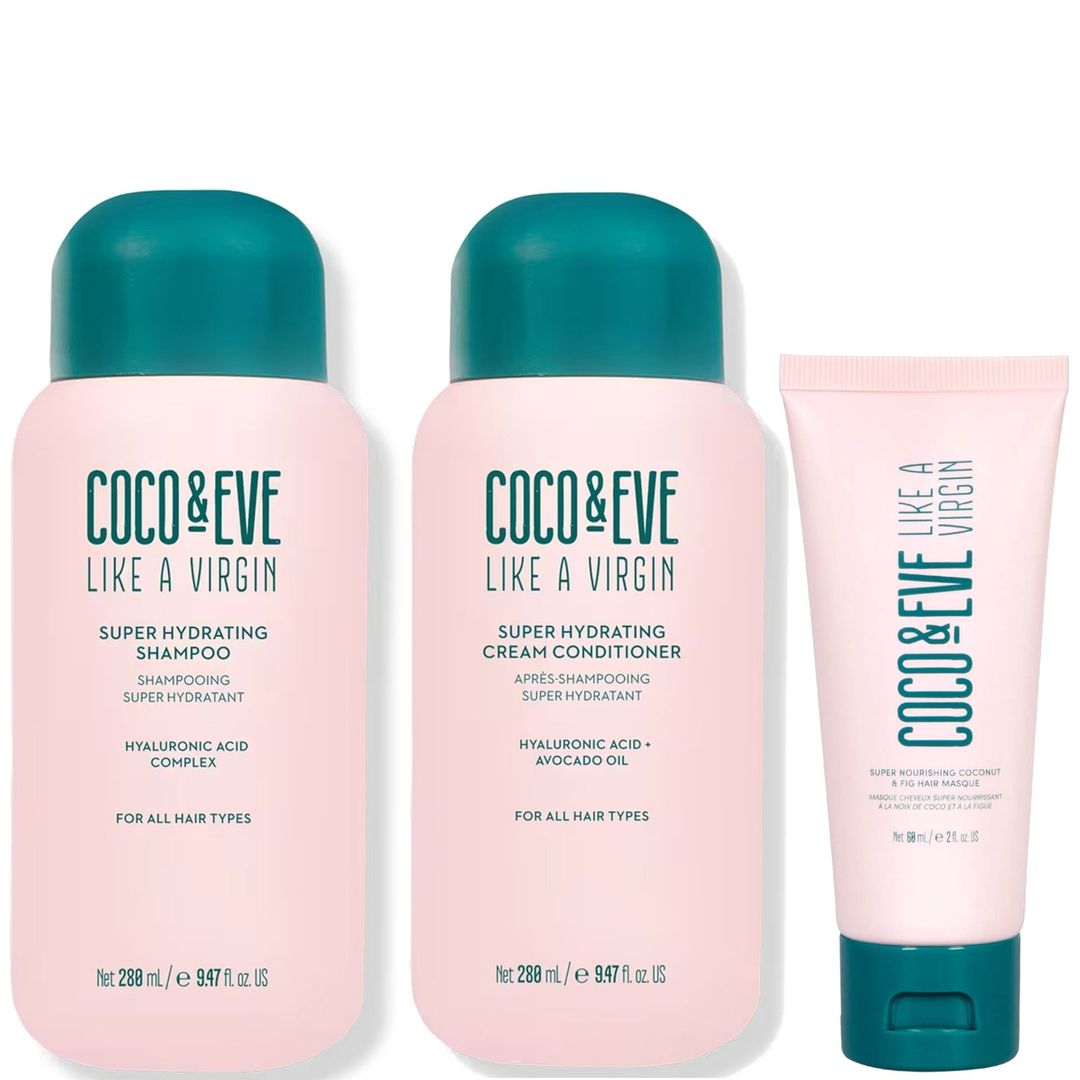 Super Hydrating Shampoo, Conditioner and Mask Trio Routine - Image 1