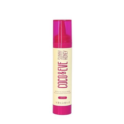 Coco & Eve Sunny Honey Bronzing Face Drops Dark Tan 30ml