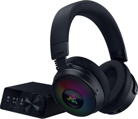 Razer Kraken V4 Pro Headset Wired &amp; Wireless Head-band Gaming USB Type-A Bluetooth Black - Thumbnail 2