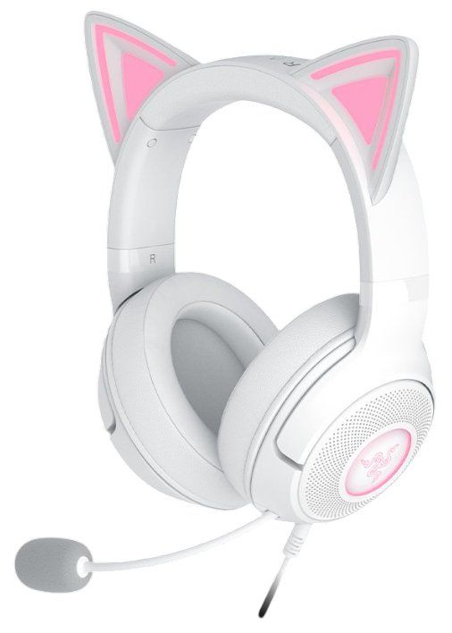 Razer Kraken Kitty V2 Headset Wired Head-band Gaming USB Type-A White - Image 1