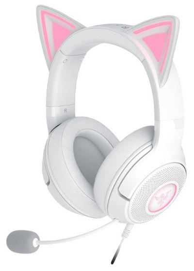 Razer Kraken Kitty V2 Headset Wired Head-band Gaming USB Type-A White