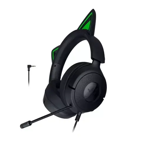 Razer Kraken Kitty V3 X Headset Wired Head-band Gaming USB Type-A Black - Image 1