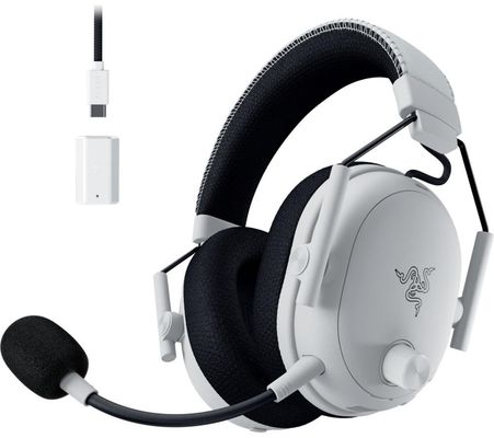 Razer BlackShark V3 Pro Headset Wired &amp; Wireless Head-band Gaming Bluetooth White - Thumbnail 2