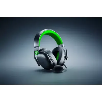 Razer BlackShark V3 X HyperSpeed Headset Wired & Wireless Head-band Gaming USB Type-A Bluetooth Black, Green - Thumbnail 2