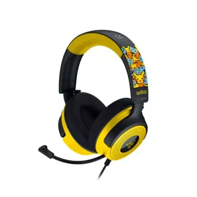 RAZER Kraken V4 X 7.1 Gaming Headset - Pokemon Kanto Starters Edition, Yellow - Thumbnail 2