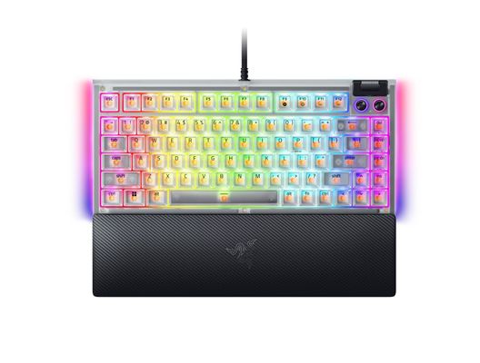 Razer BlackWidow V4 75% keyboard Gaming USB QWERTY US English White