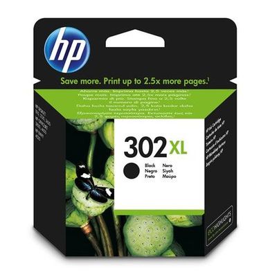 HP 302XL Original Black Ink Cartridge, Black - Thumbnail 2