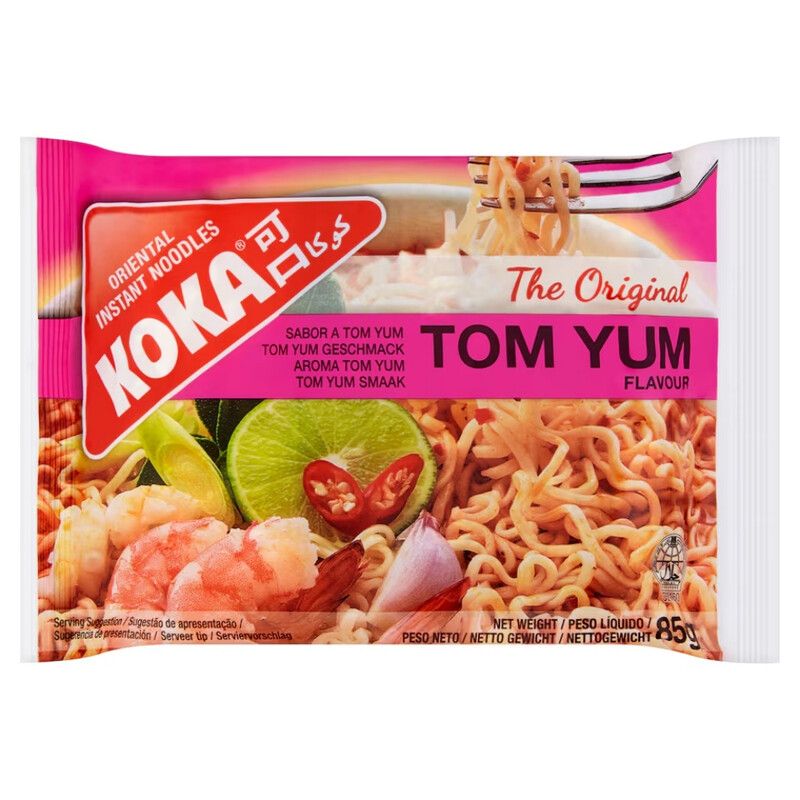 Koka The Original Tom Yum Flavour Oriental Instant Noodles 85g - Image 1