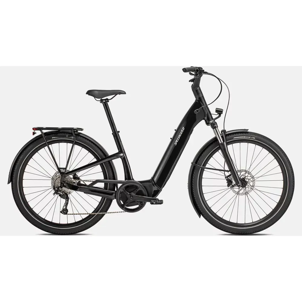 Specialized Turbo Como 3.0 Electric Hybrid Bike 2024 Cast Black/Silver - Image 1
