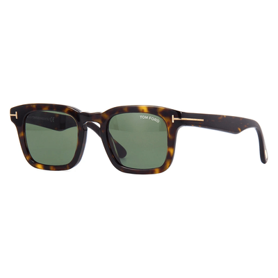 TOM FORD Mężczyzna TOM FORD FT0751 DAX 52N Okulary przeciwsłoneczne Acetat Hawana Zielony Kwadratowy Normalna - Thumbnail 2