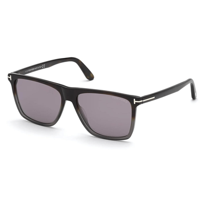 TOM FORD Mężczyzna TOM FORD FT0832 Fletcher 55C Okulary przeciwsłoneczne Acetat Hawana Dym Kwadratowy Normalna Lustro - Thumbnail 2