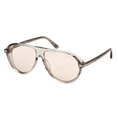 TOM FORD Mężczyzna TOM FORD FT1023 MARCUS 93E Okulary przeciwsłoneczne Acetat Zielony Brązowy Pilot Fotochromatyczny - Thumbnail 2