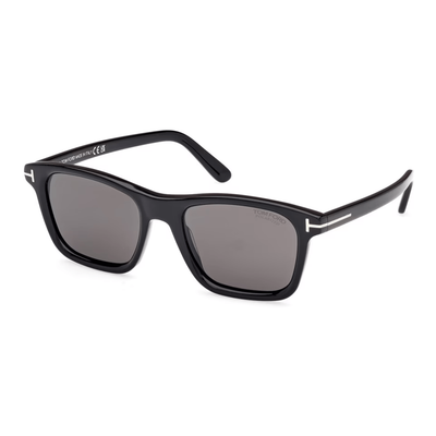 TOM FORD Mężczyzna TOM FORD FT1179 BARRON 01D Okulary przeciwsłoneczne Acetat Czarny Dym Kwadratowy Spolaryzowane - Thumbnail 2