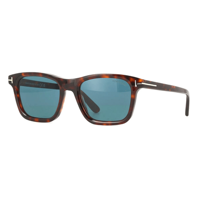 TOM FORD Mężczyzna TOM FORD FT1179 BARRON 54V Okulary przeciwsłoneczne Acetat Hawana Niebieski Kwadratowy Normalna - Thumbnail 2