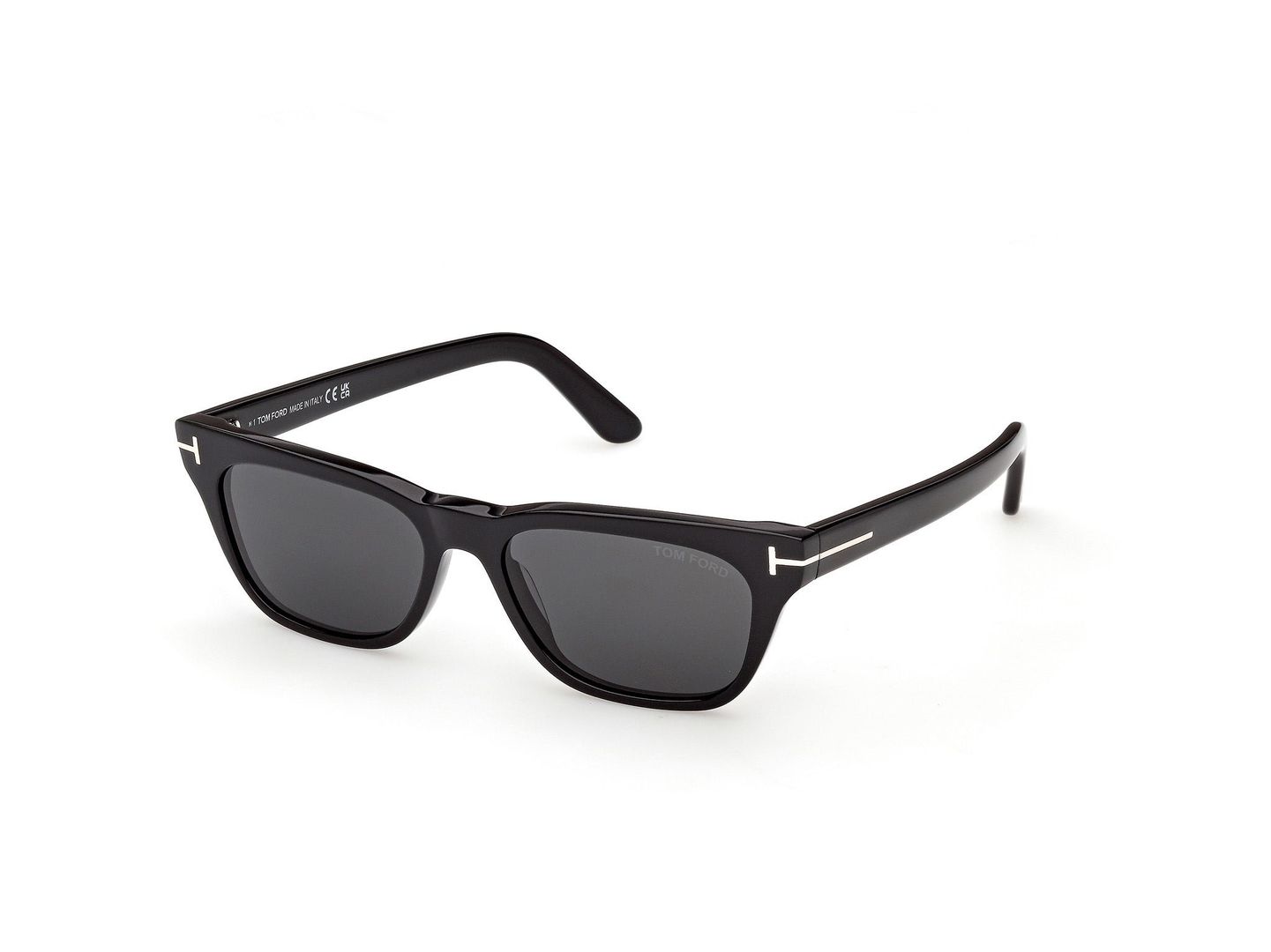 TOM FORD Unisex TOM FORD FT1362 PENN-02 01A Okulary przeciwsłoneczne Acetat Czarny Dym Kwadratowy Normalna - Image 1
