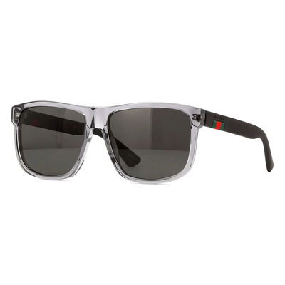 Gucci Mężczyzna Gucci GG0010S 004 Okulary przeciwsłoneczne Acetat Szary Szary Kwadratowy Spolaryzowane - Thumbnail 2