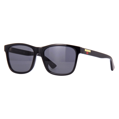 Gucci Mężczyzna Gucci GG0746S 001 Okulary przeciwsłoneczne Wstrzyknięte Czarny Szary Kwadratowy Normalna - Thumbnail 2