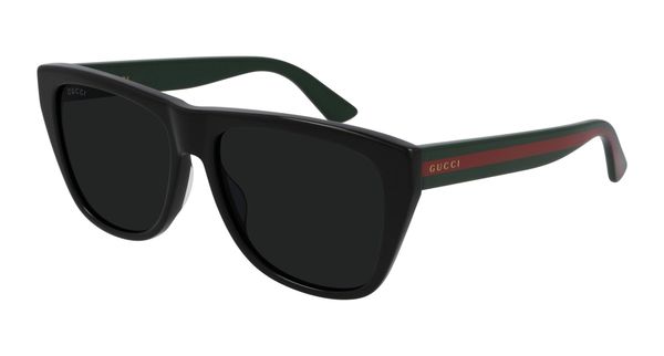 Gucci Mężczyzna Gucci GG0926S 001 Okulary przeciwsłoneczne Acetat Czarny Szary Kwadratowy Normalna