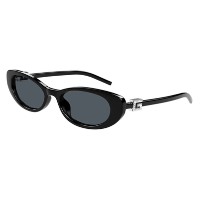 Gucci Kobieta Gucci GG1680S 002 Okulary przeciwsłoneczne Wstrzyknięte Czarny Szary Cat Eye - Thumbnail 2
