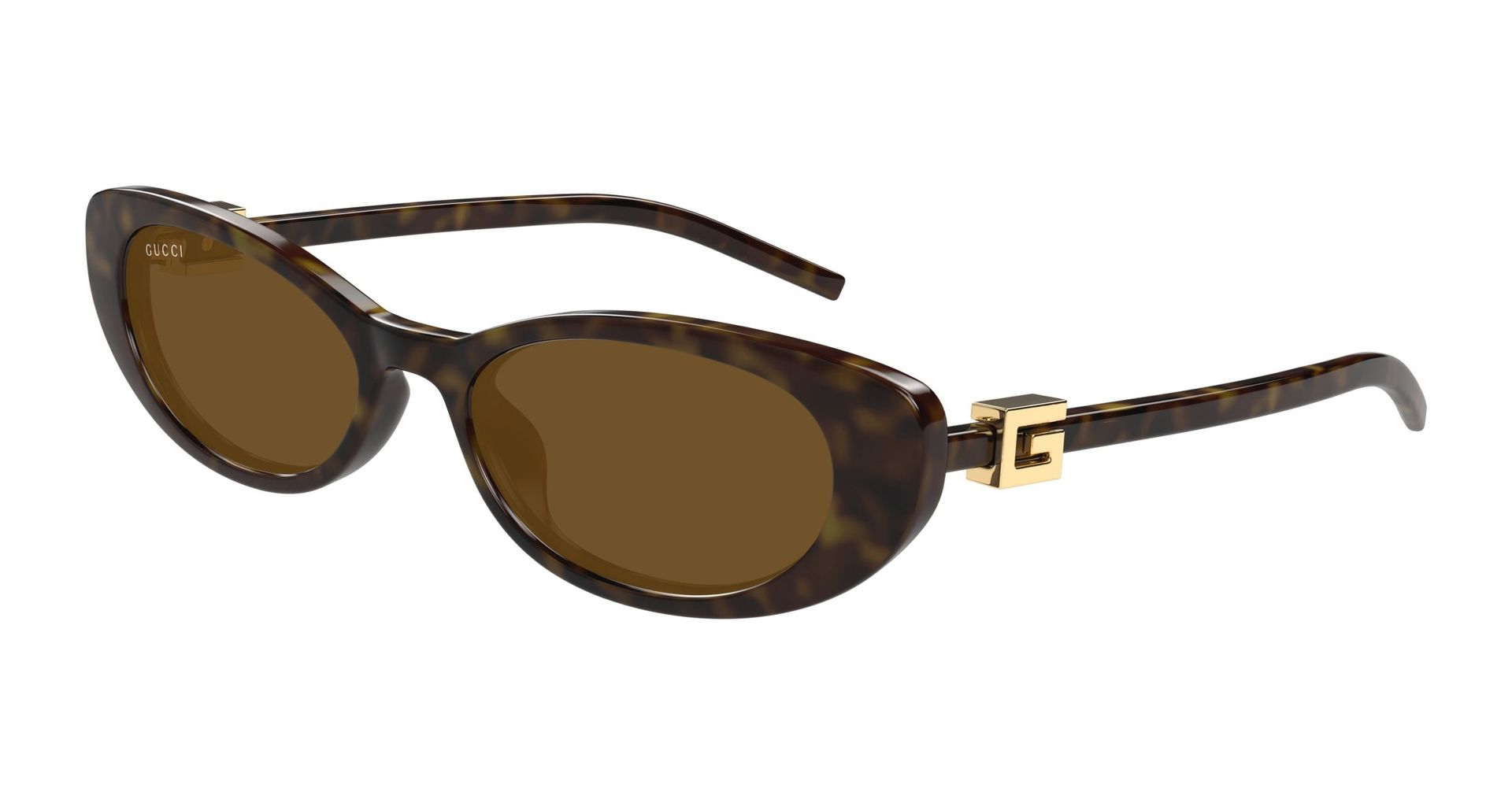 Gucci Kobieta Gucci GG1680S 004 Okulary przeciwsłoneczne Wstrzyknięte Hawana Brązowy Cat Eye - Image 1