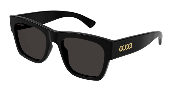 Gucci Mężczyzna Gucci GG1793S 001 Okulary przeciwsłoneczne Acetat Czarny Szary Kwadratowy