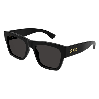 Gucci Mężczyzna Gucci GG1793S 001 Okulary przeciwsłoneczne Acetat Czarny Szary Kwadratowy - Thumbnail 2