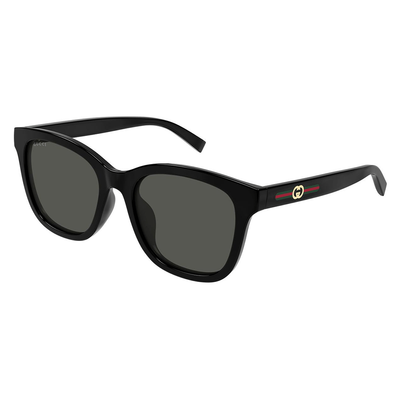 Gucci Kobieta Gucci GG1984SK 001 Okulary przeciwsłoneczne Wstrzyknięty Czarny Szary Okrągły - Thumbnail 2