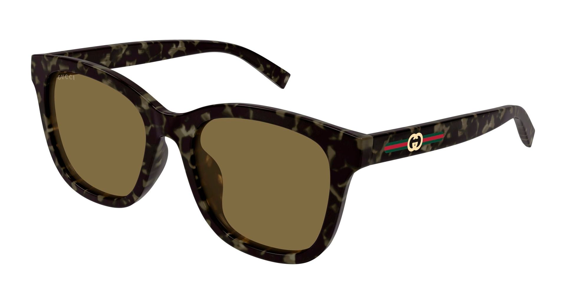 Gucci Kobieta Gucci GG1984SK 003 Okulary przeciwsłoneczne Wstrzyknięty Hawana Brązowy Okrągły - Image 1