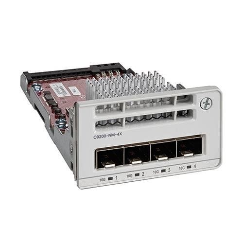 Cisco C9200-NM-4X= network switch module 10 Gigabit Ethernet. Gigabit - Image 1