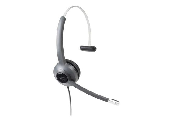 Cisco Headset 521. Wired Single On-Ear 3.5 mm Headset with USB-A Adapt