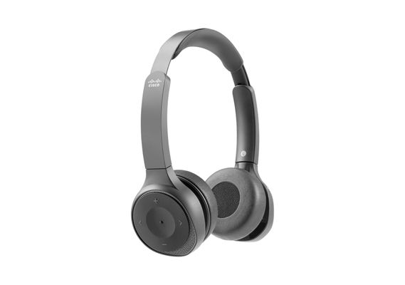 Cisco Headset 730. Wireless Dual On-Ear Bluetooth Headset with Case. U