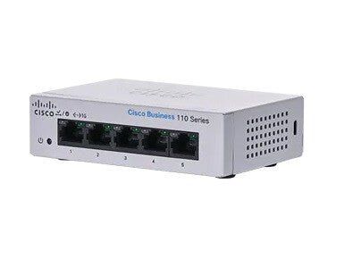 Cisco CBS110 Unmanaged L2 Gigabit Ethernet (10/100/1000) 1U Grey - Image 1