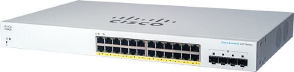 Cisco CBS220-24P-4G Managed L2 Gigabit Ethernet (10/100/1000) Power ov