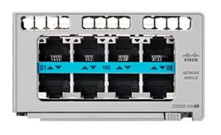 Cisco C9300X-NM-8M= network switch module 10 Gigabit Ethernet. Gigabit