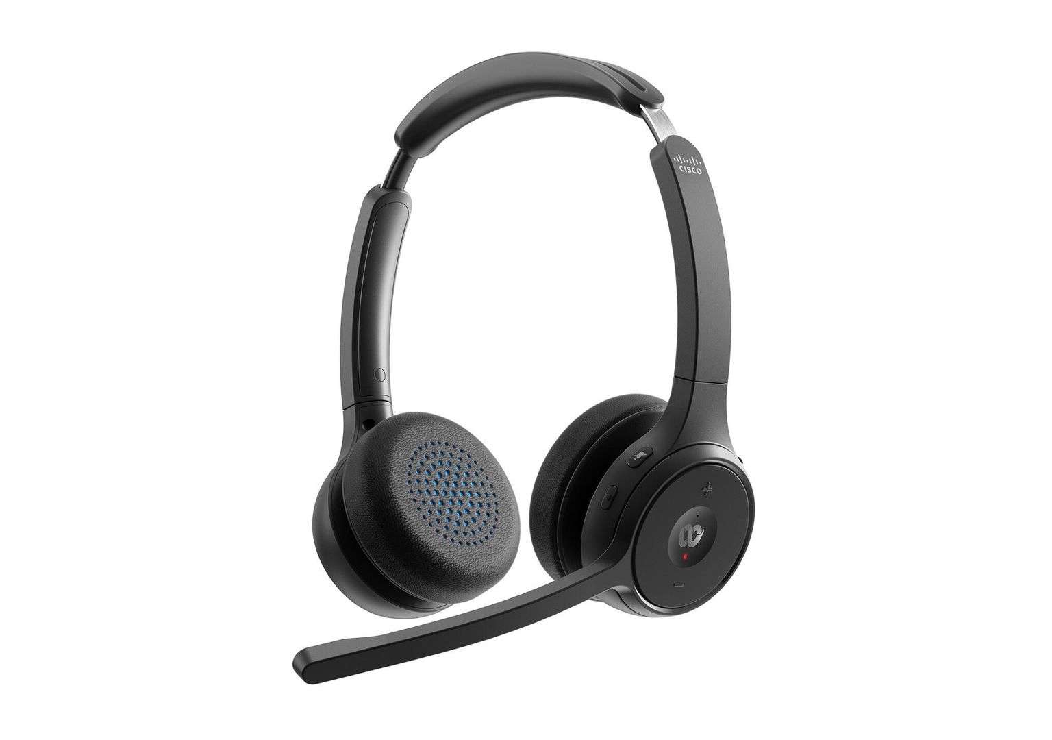 Cisco Headset 722. Wireless Dual On-Ear Bluetooth Headset with Webex B - Image 1