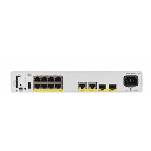 Cisco Catalyst C9200CX-8P-2X2G-E network switch Managed L2/L3 Gigabit - Image 1