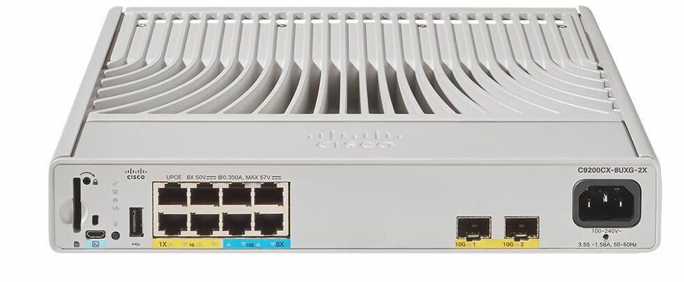 Cisco Catalyst C9200CX-8UXG-2X-E network switch Managed L2/L3 Power ov - Image 1