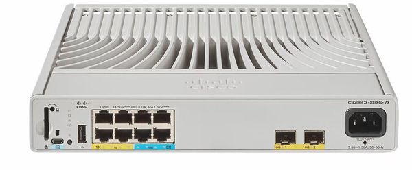 Cisco Catalyst C9200CX-8UXG-2X-E network switch Managed L2/L3 Power ov