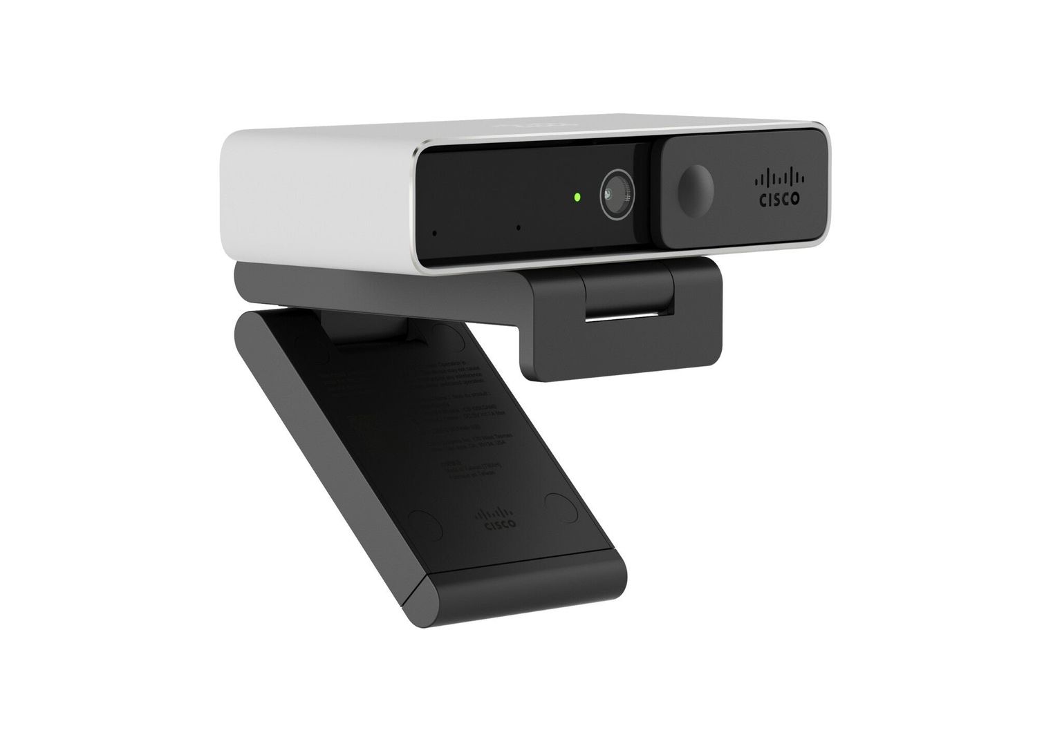 Cisco Desk Camera 4K in Platinum White with up to 4K Ultra HD Video, Dual Microphones, Low-Light Performance, 1-Year Limited Hardware Warranty (CD-DSKCAM-P-WW) - Image 1