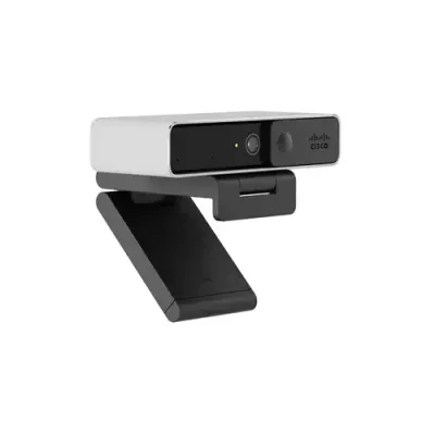 Cisco Desk Camera 4K in Platinum White with up to 4K Ultra HD Video, Dual Microphones, Low-Light Performance, 1-Year Limited Hardware Warranty (CD-DSKCAM-P-WW) - Thumbnail 2
