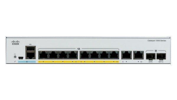 Cisco C1000-8P-E-2G-L Managed L2 Gigabit Ethernet (10/100/1000) Power