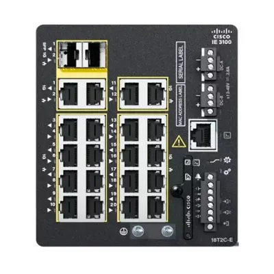 Cisco Catalyst IE3100 Managed L2/L3 Gigabit Ethernet (10/100/1000) Bla - Thumbnail 2