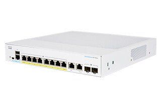 Cisco CBS350-8P-E-2G Managed L2/L3 Gigabit Ethernet (10/100/1000) Silv - Image 1