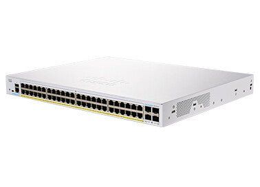 Cisco CBS350-48P-4X Managed L2/L3 Gigabit Ethernet (10/100/1000) Silve