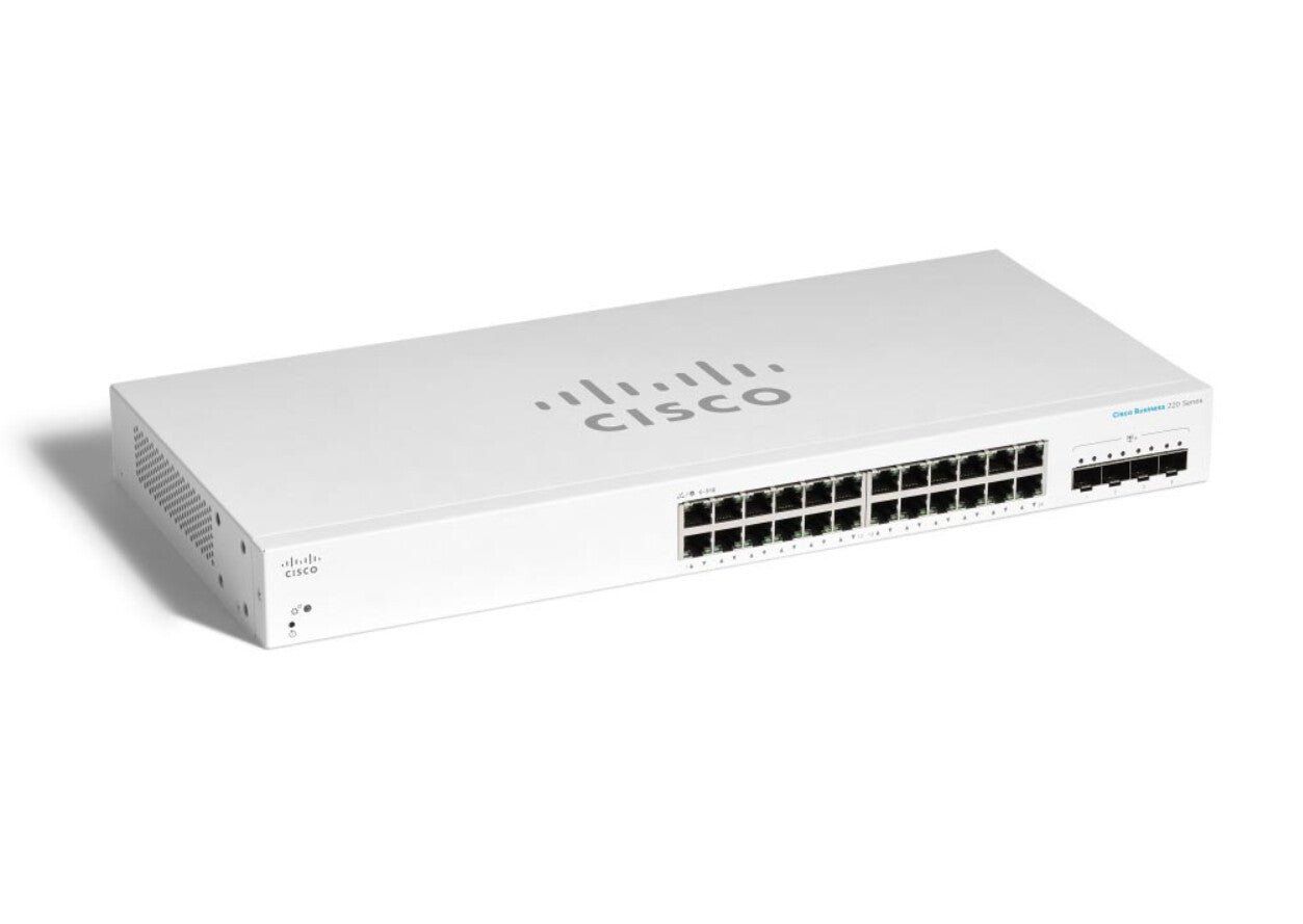 Cisco CBS220-24T-4X Managed L2 Gigabit Ethernet (10/100/1000) White - Image 1