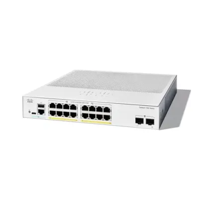 Cisco Catalyst 1300-16FP-2G Managed Switch. 16 Port GE. Full PoE. 2x1G - Thumbnail 3