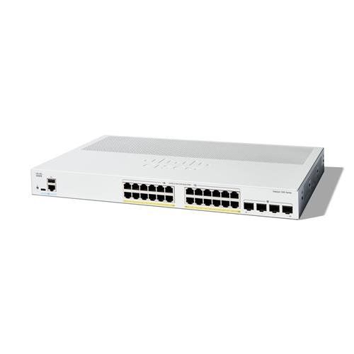 Cisco Catalyst 1200-24P-4G Smart Switch. 24 Port GE. PoE. 4x1GE SFP. L - Image 1