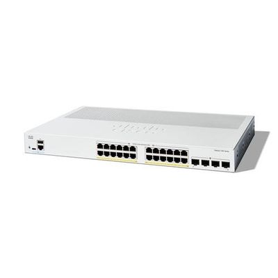 Cisco Catalyst 1200-24P-4G Smart Switch. 24 Port GE. PoE. 4x1GE SFP. L