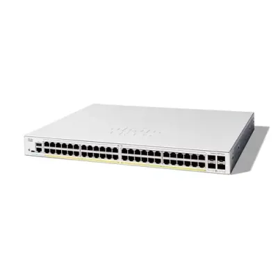 Cisco Catalyst 1200-48P-4X Smart Switch. 48 Port GE. PoE. 4x10GE SFP+. - Thumbnail 2